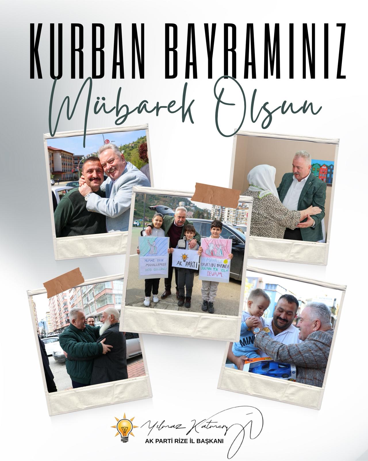 İL BAŞKANI KATMER’DEN KURBAN BAYRAMI MESAJI